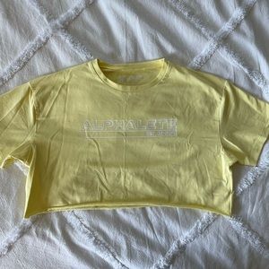 Alphalete crop tee size L